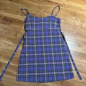 Brandy Melville Lavender Plaid Dress